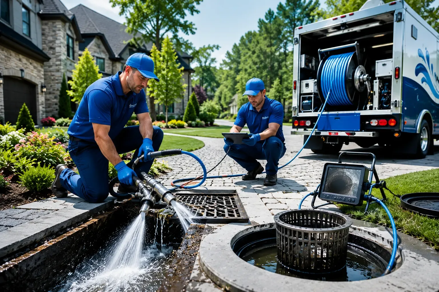 Local outdoor drain cleaning professionals in Arnold, KS