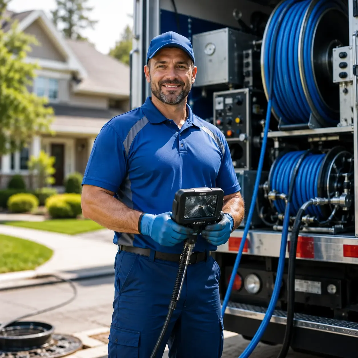 Local outdoor drain cleaning specialists in Arnold, KS